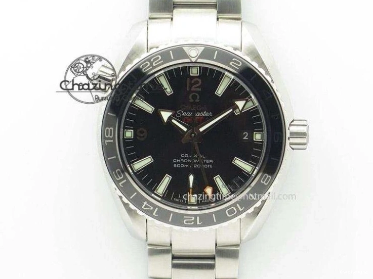 0414 Snug Seamaster Edizione Venezia RG Best Edition Blue Dial On Leather Strap A 8126